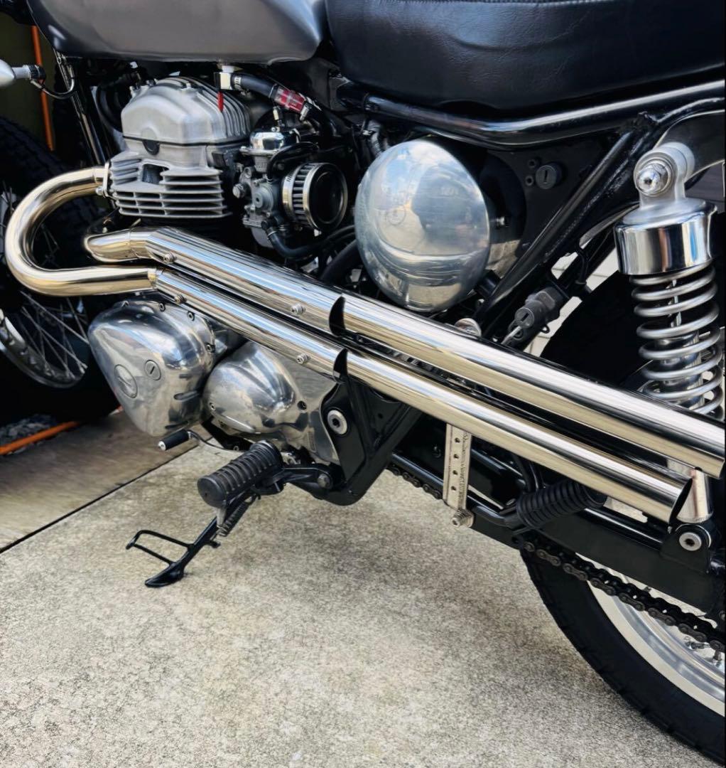 e*y様 W650.400 ワンオフアップマフラー