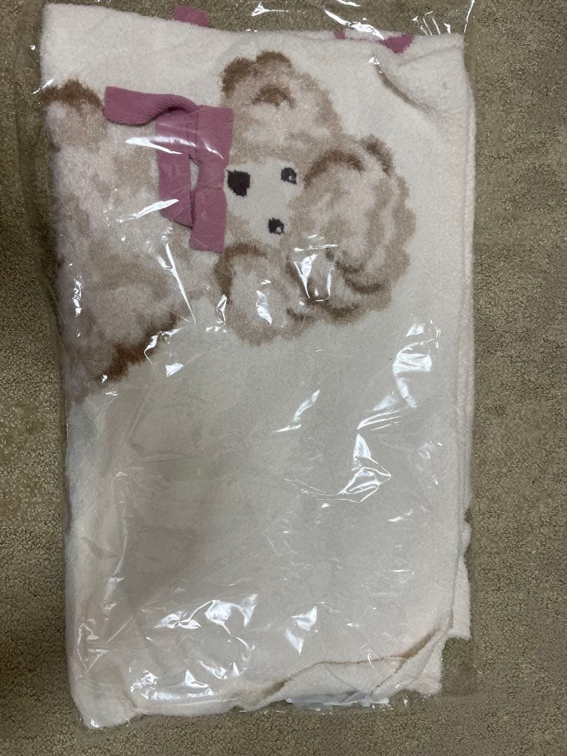 新品　ジェラートピケ　gelato pique プードルジャガードプランケット