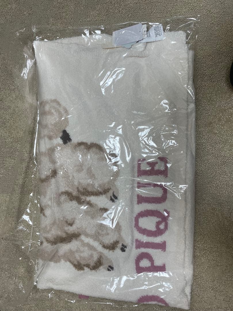 新品　ジェラートピケ　gelato pique プードルジャガードプランケット