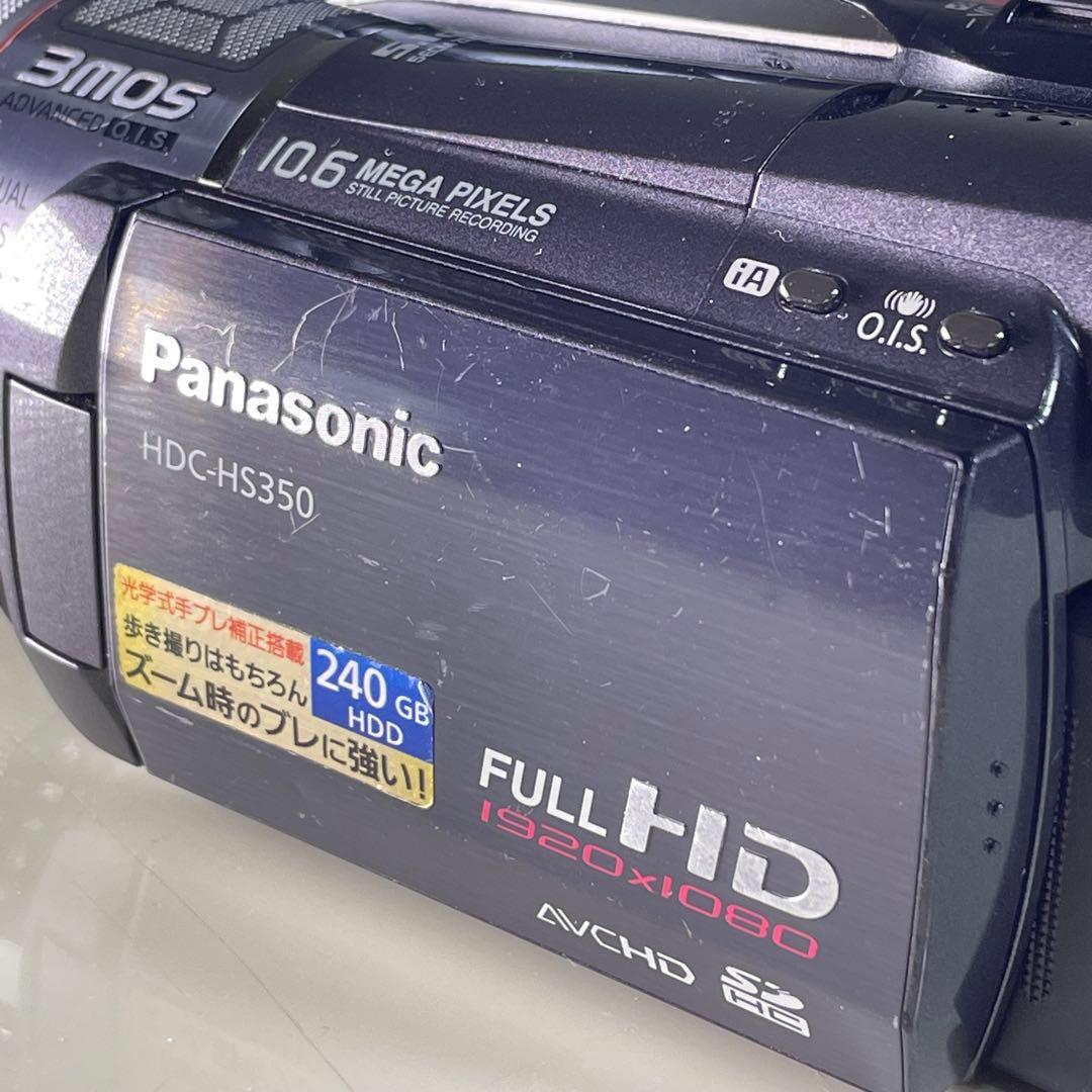 値下げしました【ワイコン＆フィッシュレンズ付き】HDC-HS350 SD/HDD