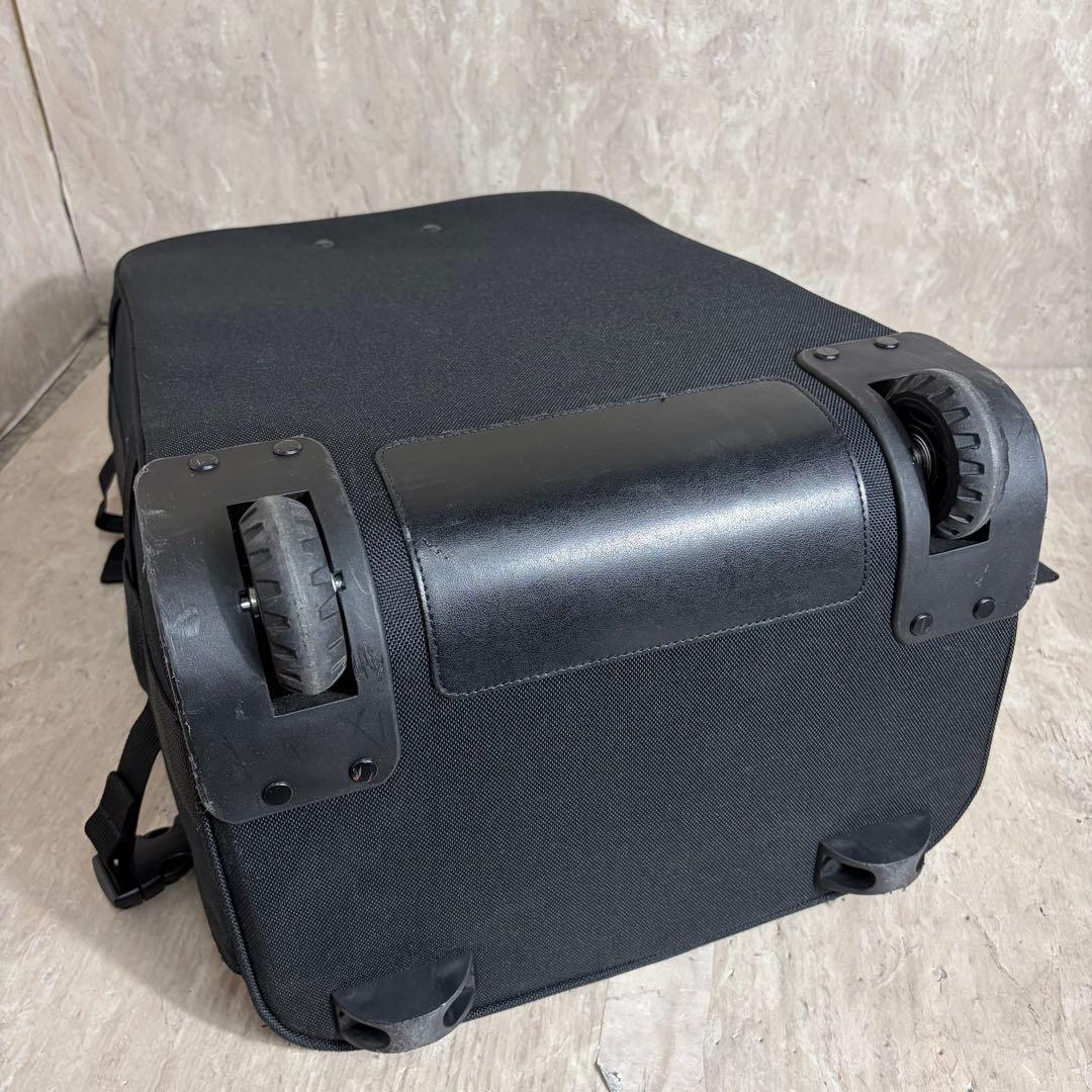 極美品 無印良品 MUJI 撥水 ソフトキャリーケース 40L 黒 軽量