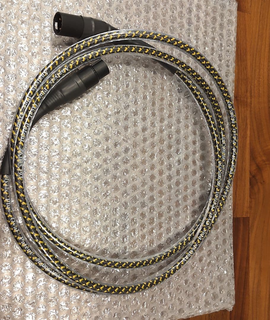 XLRケーブル Pro Yellow Oval 2.0m ×2本