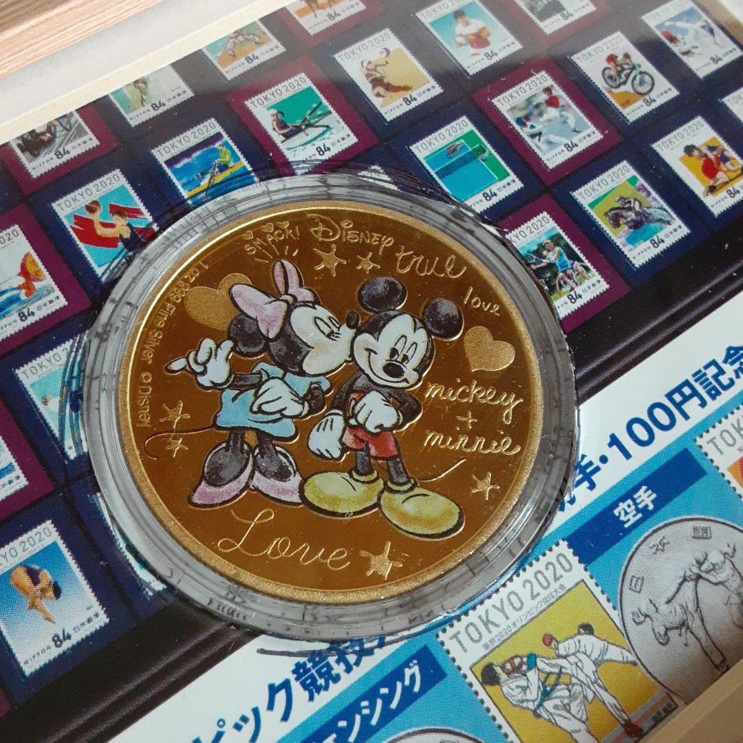 限定品ミッキーミニーカラー記念メダル