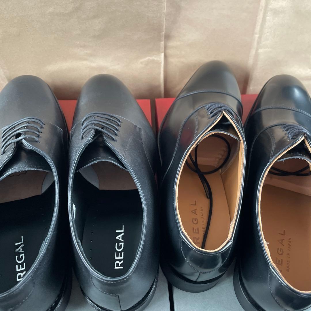 リーガル　04HL 811R ブラック　25CM 2足セット