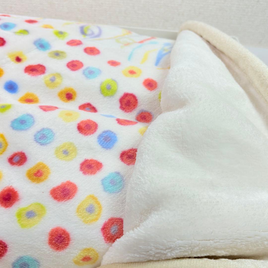 FURLA フルラ　マイクロソフトウォームハーフブランケット　マルチカラー