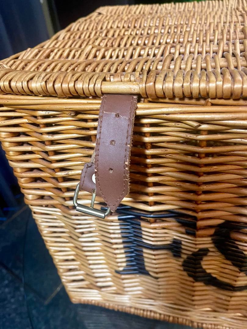 英国 フォートナム＆メイソン カゴ バスケット ラージサイズ　ハンパー