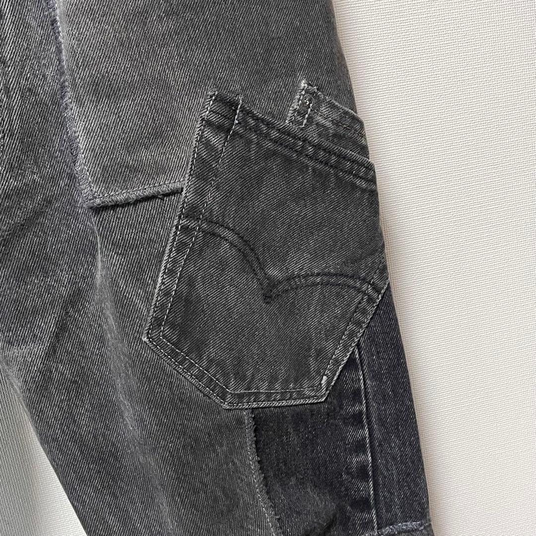 ソロイスト soloist 再構築デニム　44 ブラック