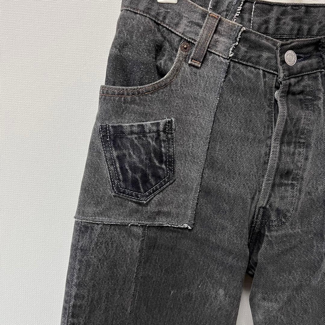 ソロイスト soloist 再構築デニム　44 ブラック