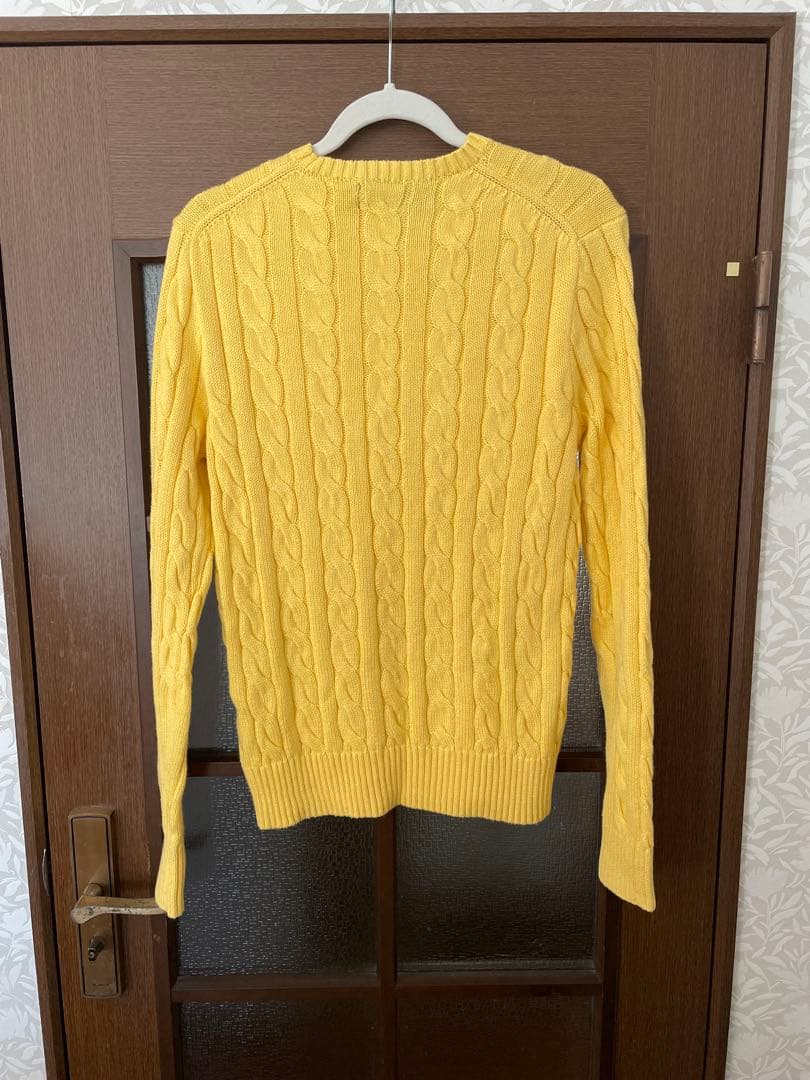 [専用品］Polo Ralph Lauren イエロー ケーブルニット XS