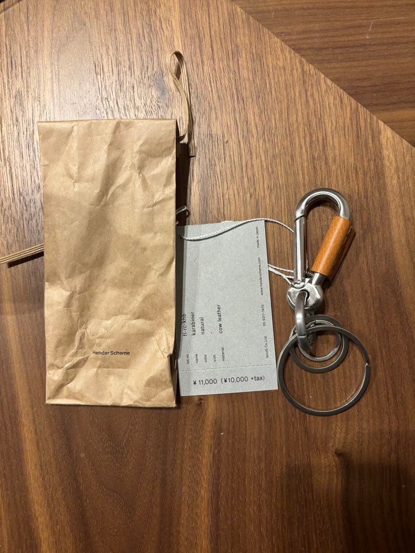 小物 Hender Scheme karabiner natural