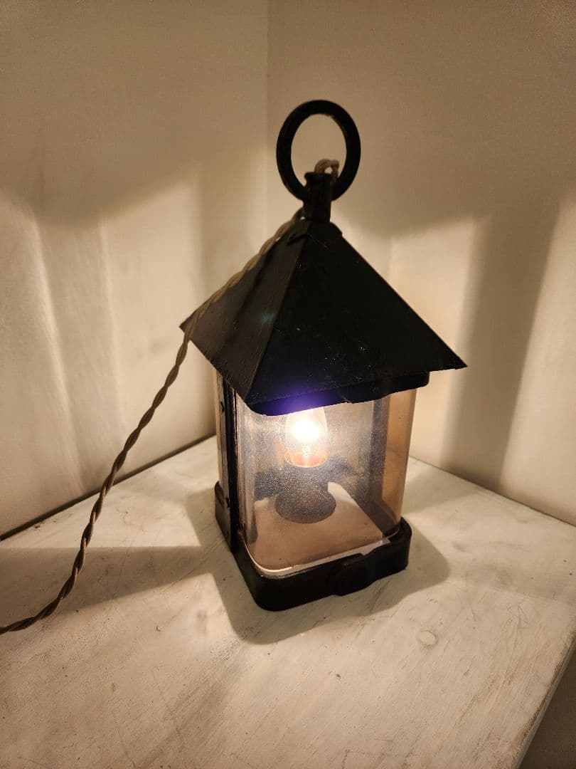 イギリスアンティーク　ランタン　ランプ　ガーデンランプ　ライト