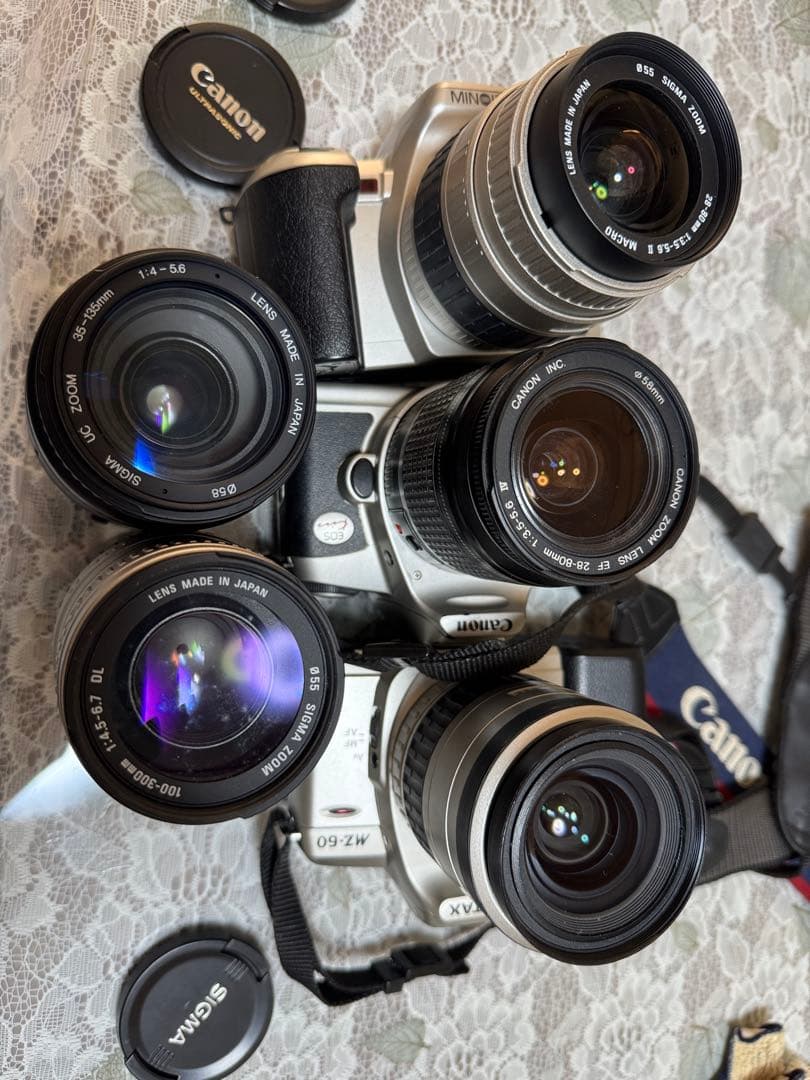 フィルムカメラ PENTAX MZ-60/Canon EOS kiss/MINOLTA360Si