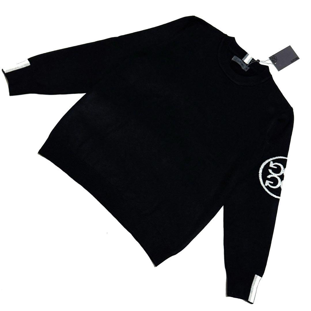 新品タグ付 ジーフォア セーター ブラック Ｇロゴ 洗練デザイン 高級感 定番