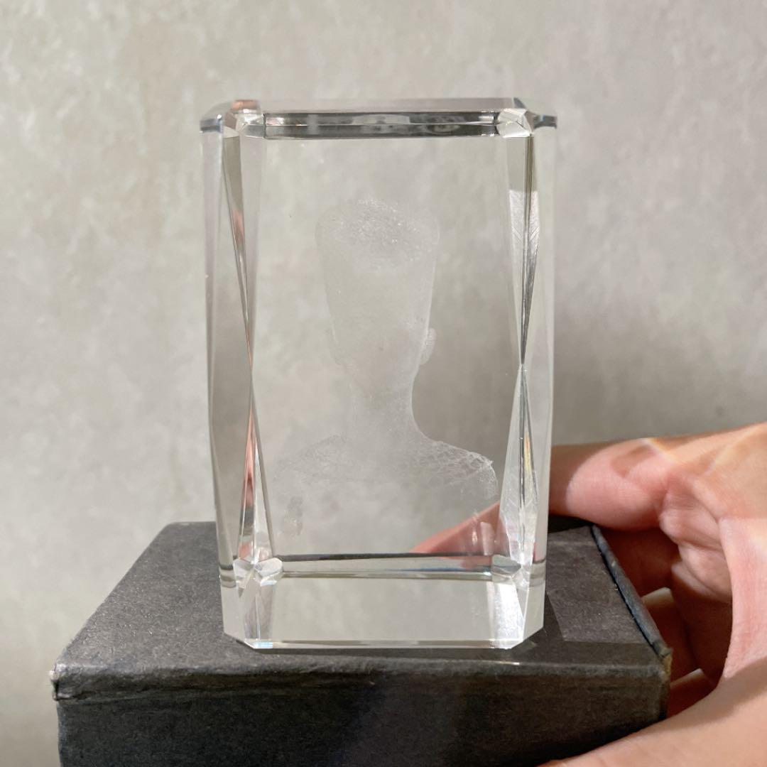 置き物　エジプト　透けガラス