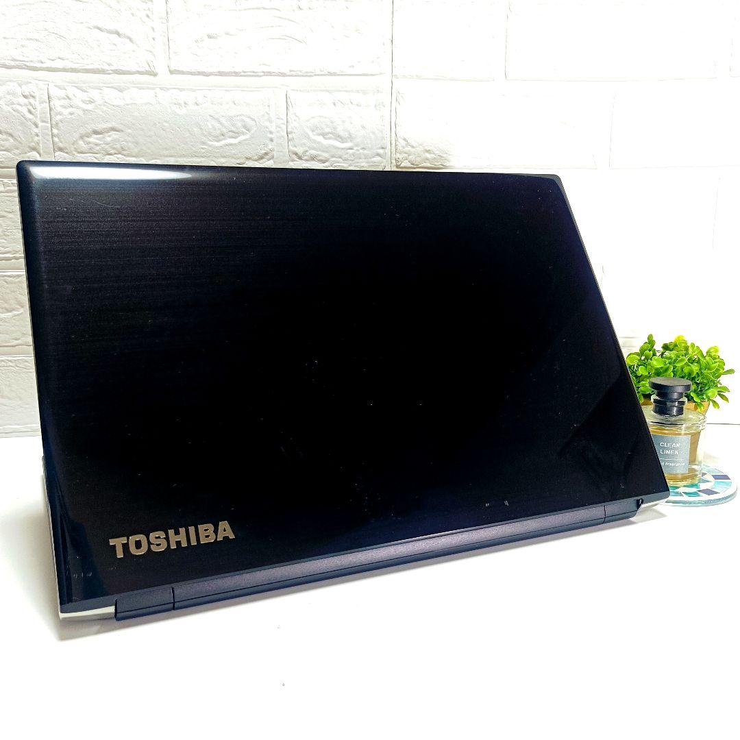 超大容量1TB‼️YouTube✨薄型✨カメラ付黒ブラックノートパソコン✨設定済