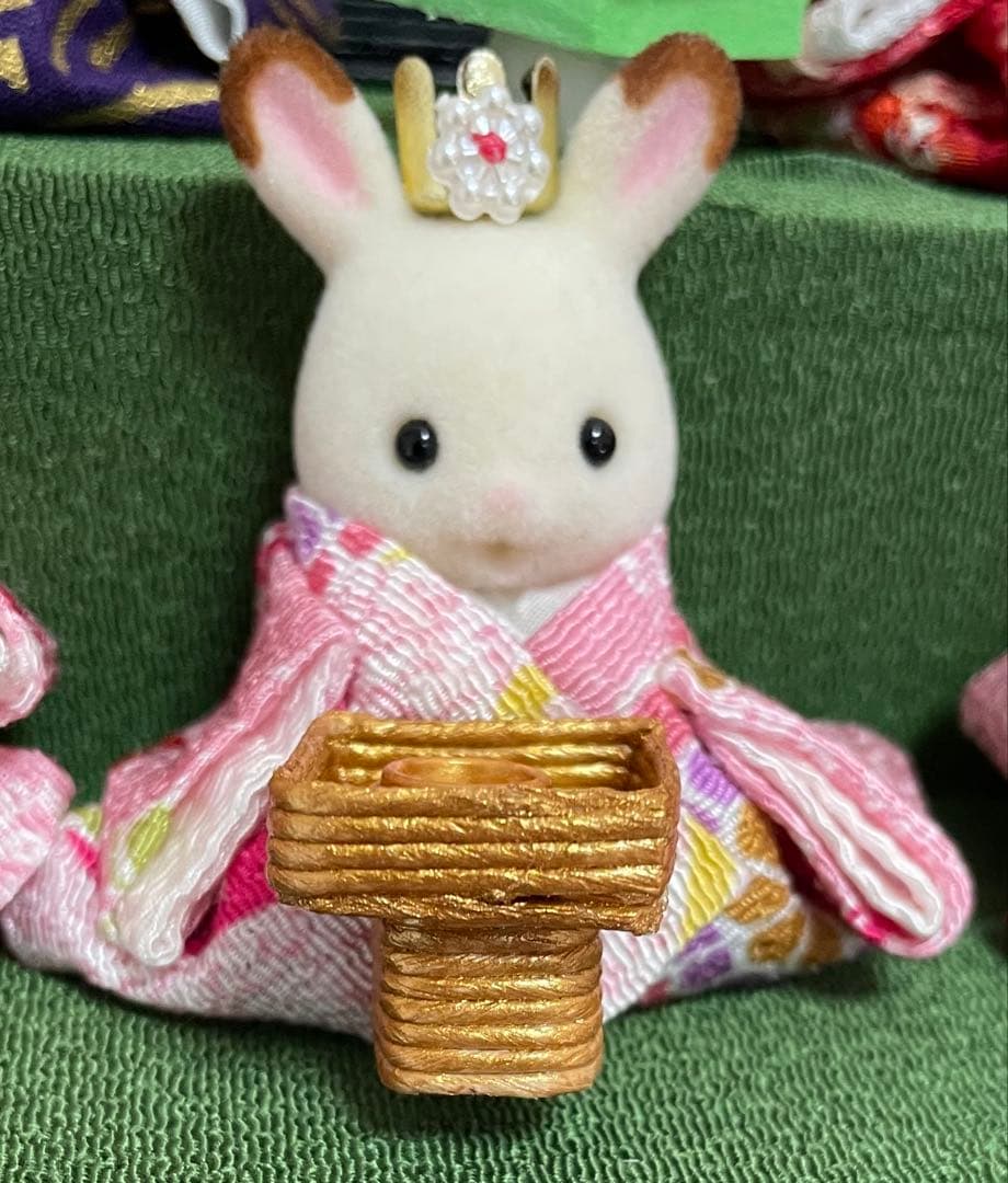 雛人形 シルバニア赤ちゃん 二段飾り