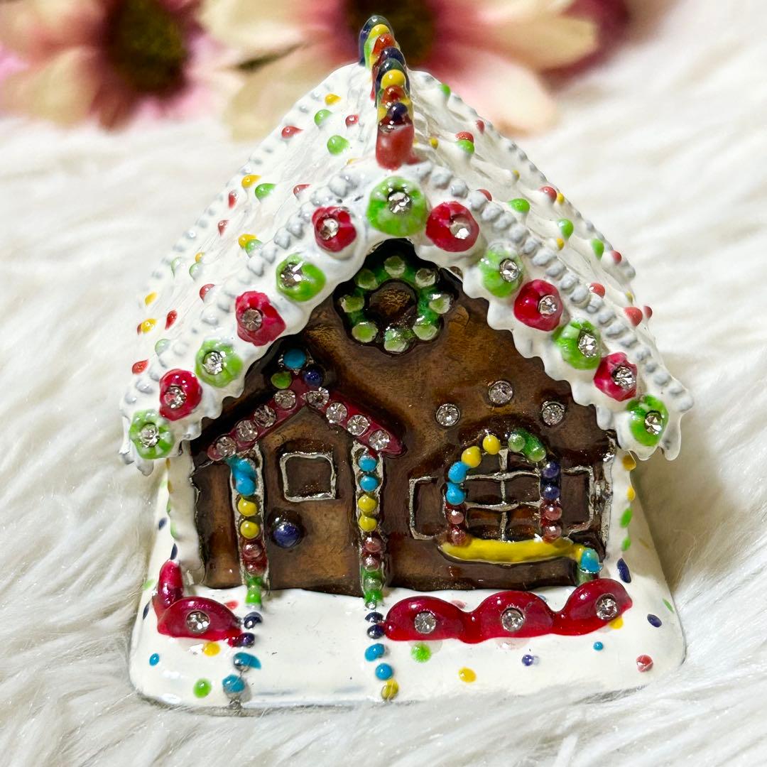 【美品】シリウス ピューター ジュエリーケース 真鍮 サンタ スノーマン お家