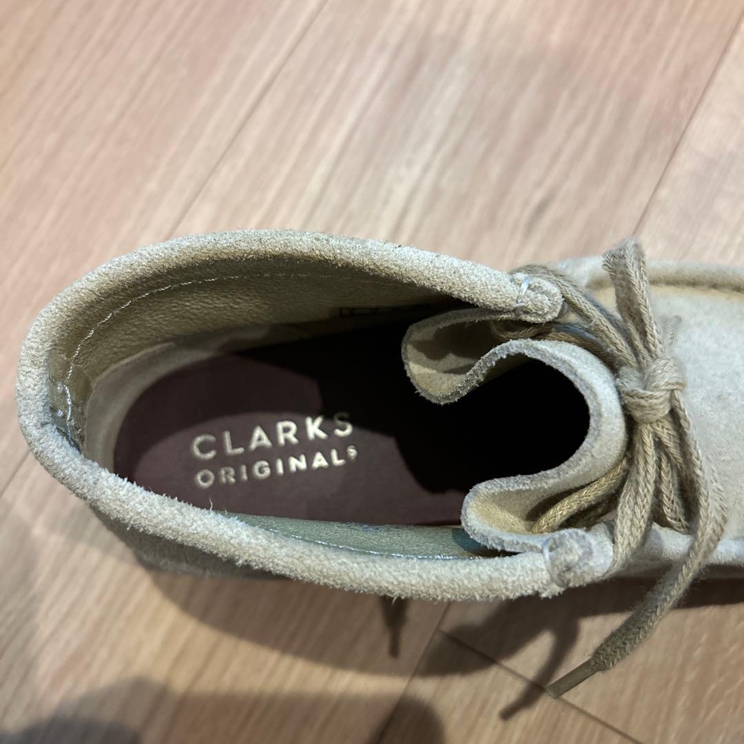★CLARKS クラークス★24cm★ベージュ★ワラビー★