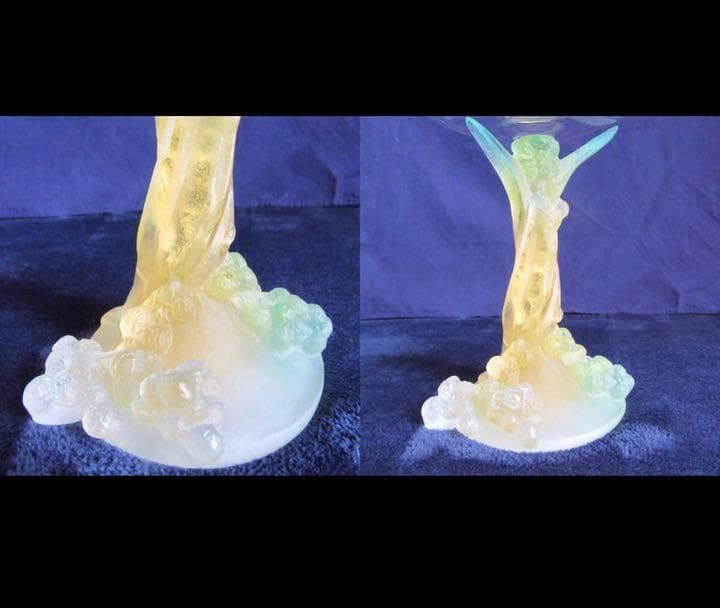 ドームフランス クリスタルガラス コンポート 箱付き