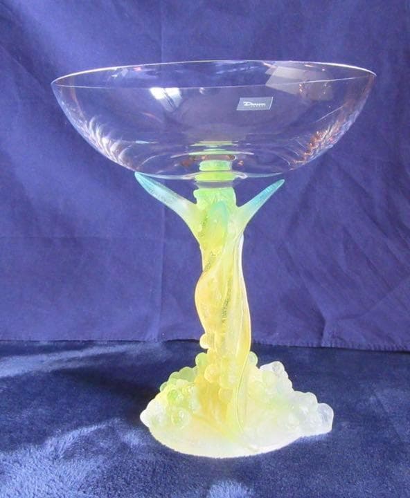 ドームフランス クリスタルガラス コンポート 箱付き