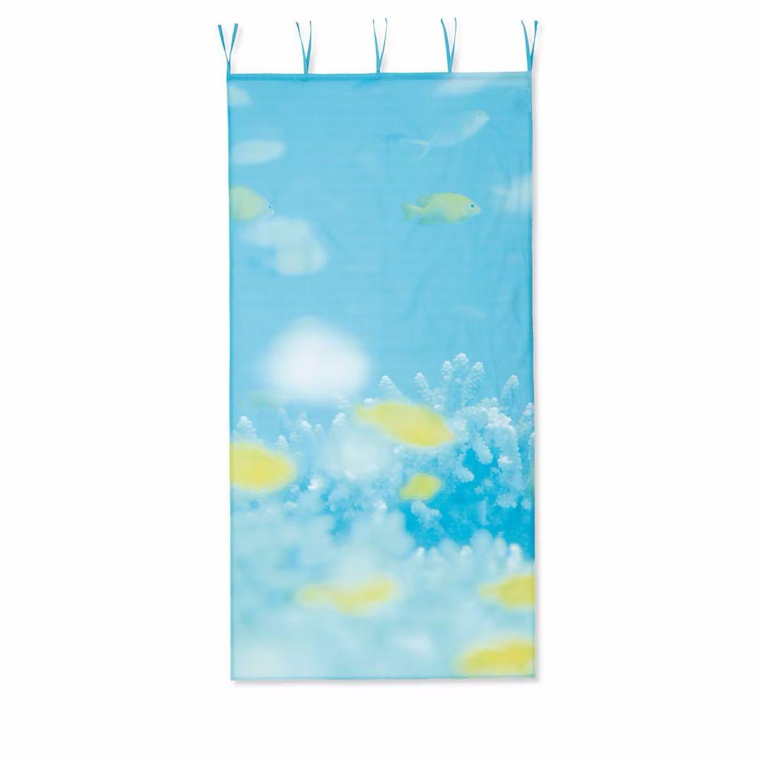 フェリシモ　海とかもめ部　海のカーテンマルチクロス　全4種類セット