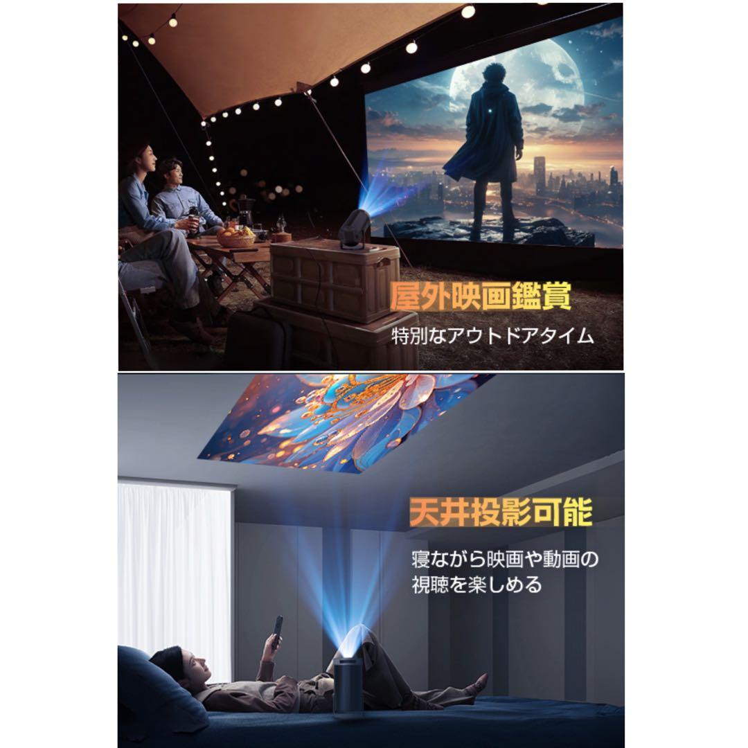 新品！プロジェクター 2025年モデル小型 4K対応最新Android TV搭載