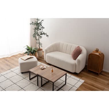 メーカー直送　東屋　SS-131WH SS-131GY ソファ＆オットマン