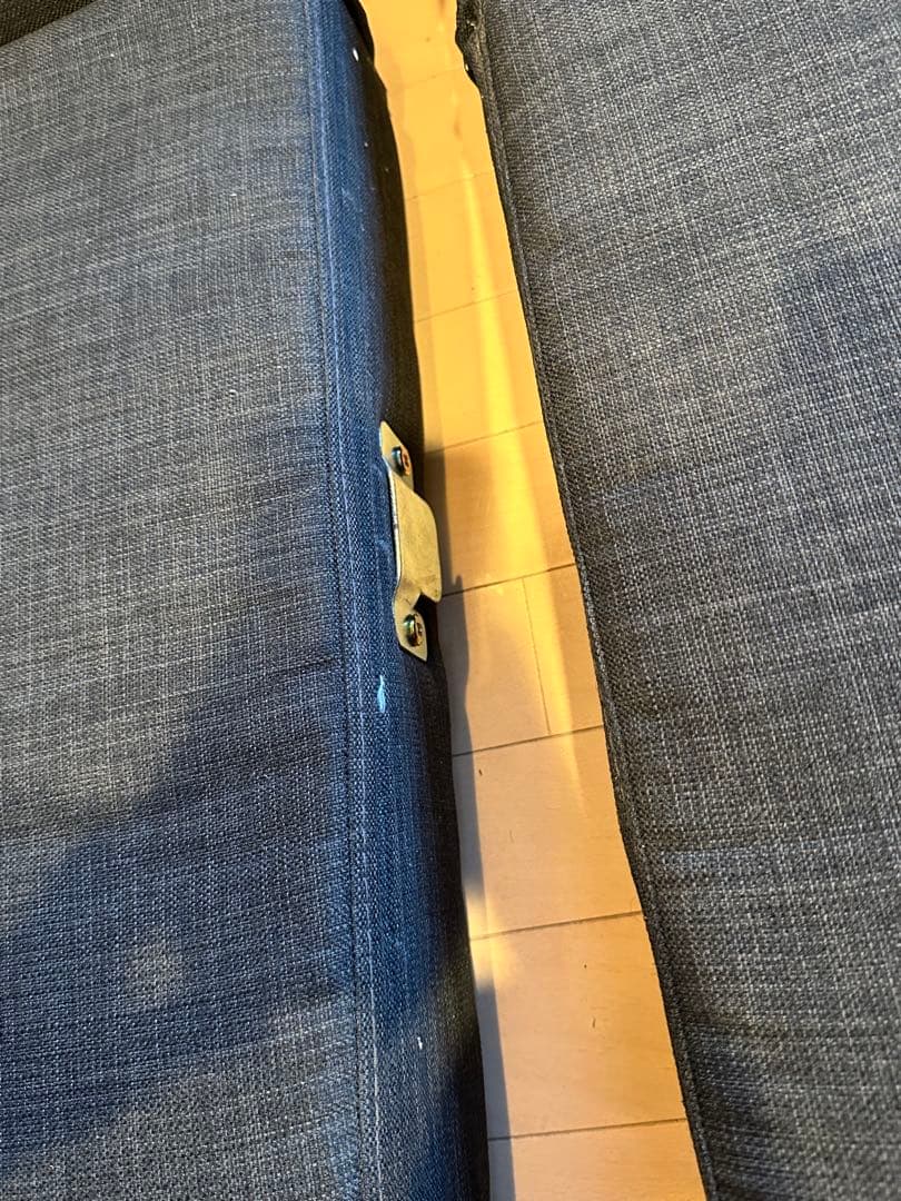 *直接引き取り優先* ダークグレー 3人掛け　フロアソファ