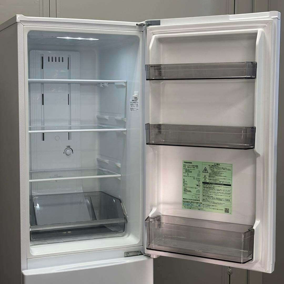 ∞ちょび◎2023年製 東芝 170L 2ドア GR-U17BS（W）