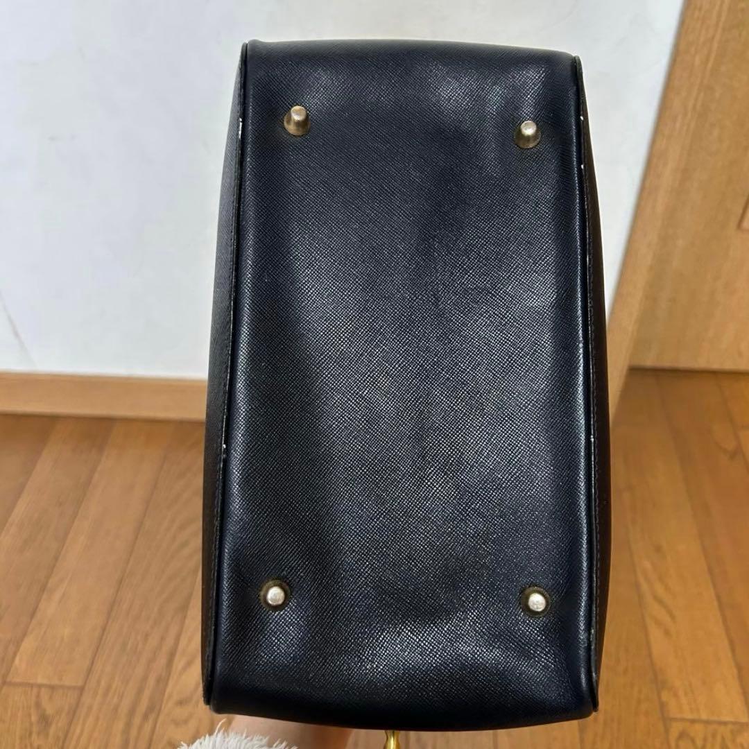 PRADA ハンドバッグ　ネイビー