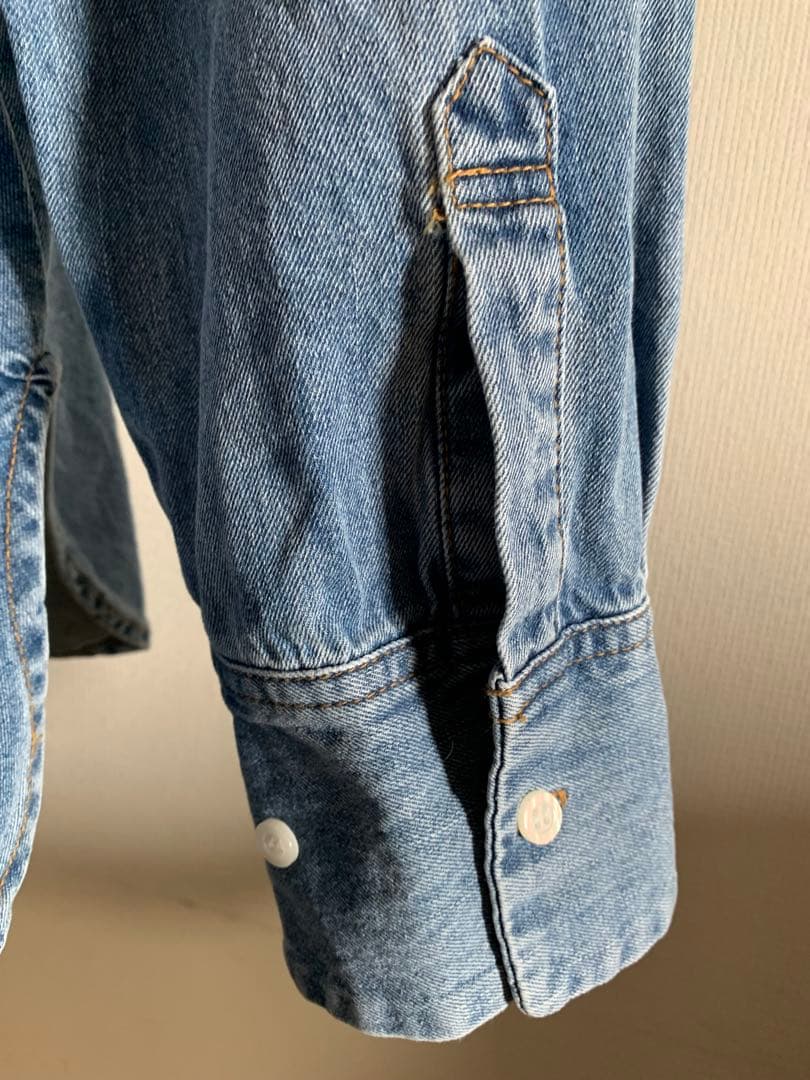 ❣️新年特価7日迄未使用タグ付きIENA デニムベーシックシャツ ブルー　追加分