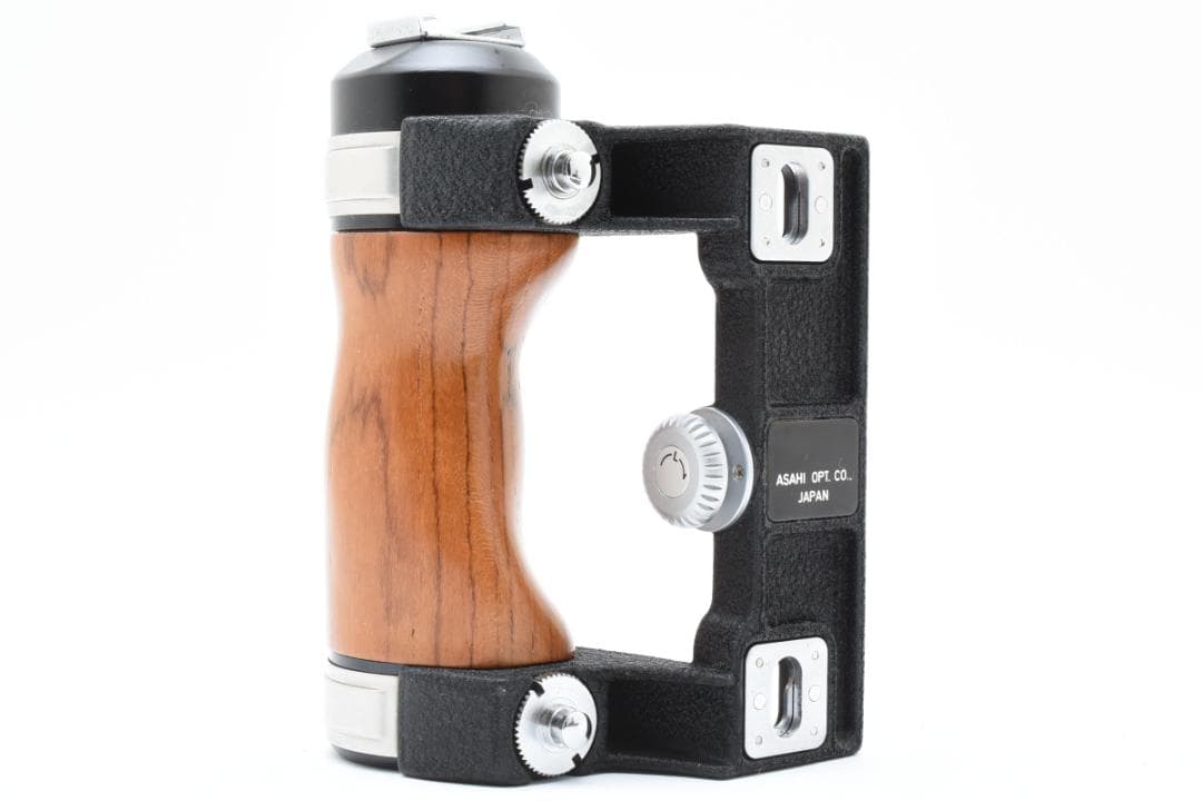【美品/元箱付】Asahi Pentax 67 Grip 木製グリップ