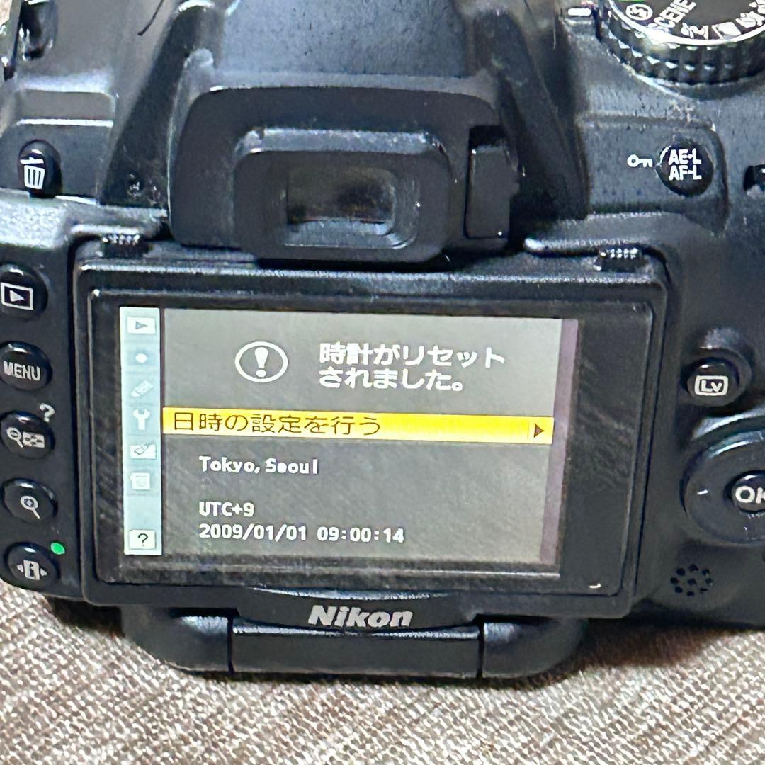 稼働品　ニコン　D5000 レンズキット　シャッター回数7863 付属品完備