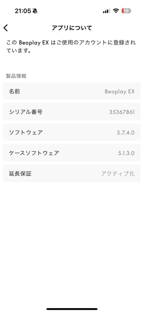 【正規品】BANG & OLUFSEN BEOPLAY EX ワイヤレスイヤホン