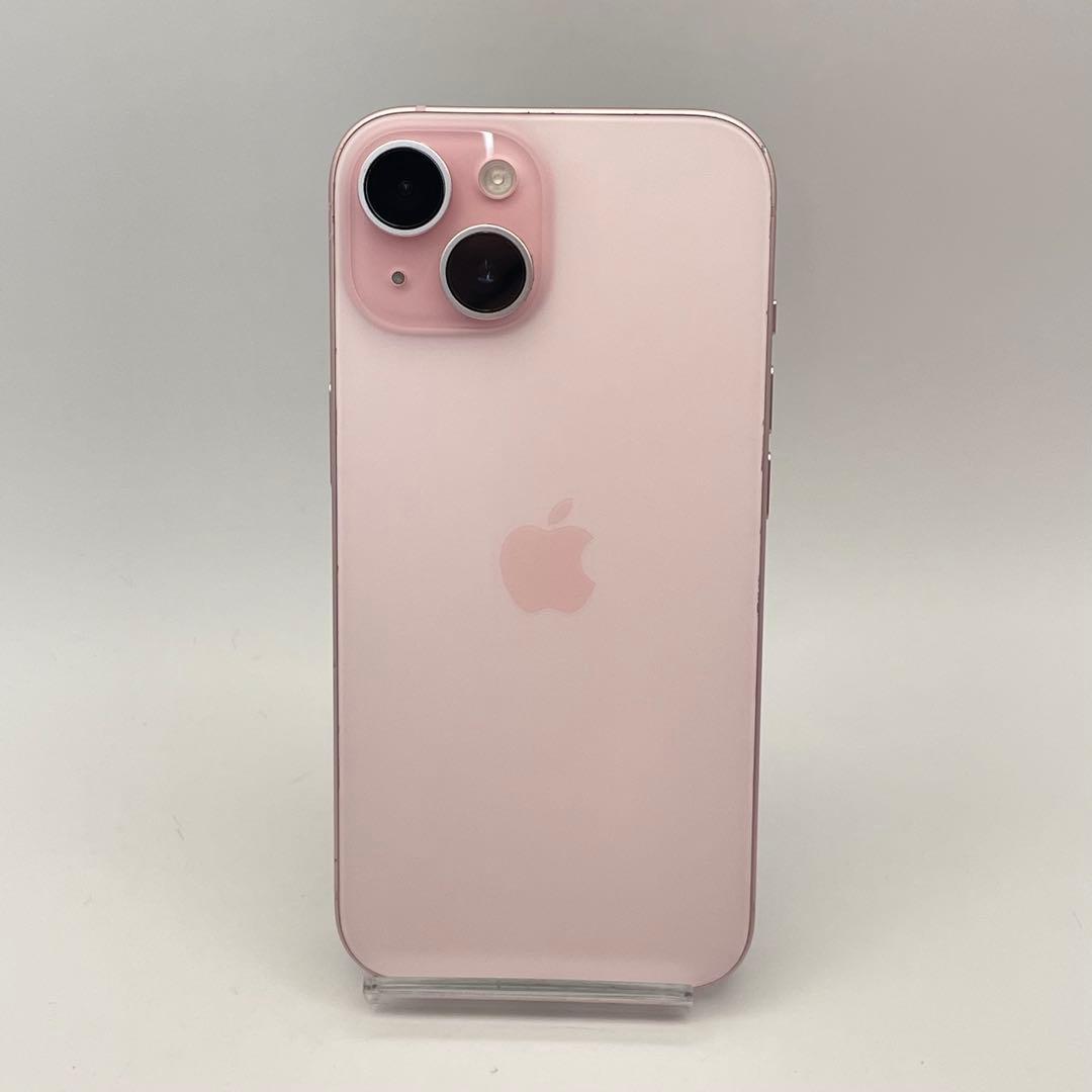 iPhone 15 128GB 大容量バッテリー新品100% ピンク