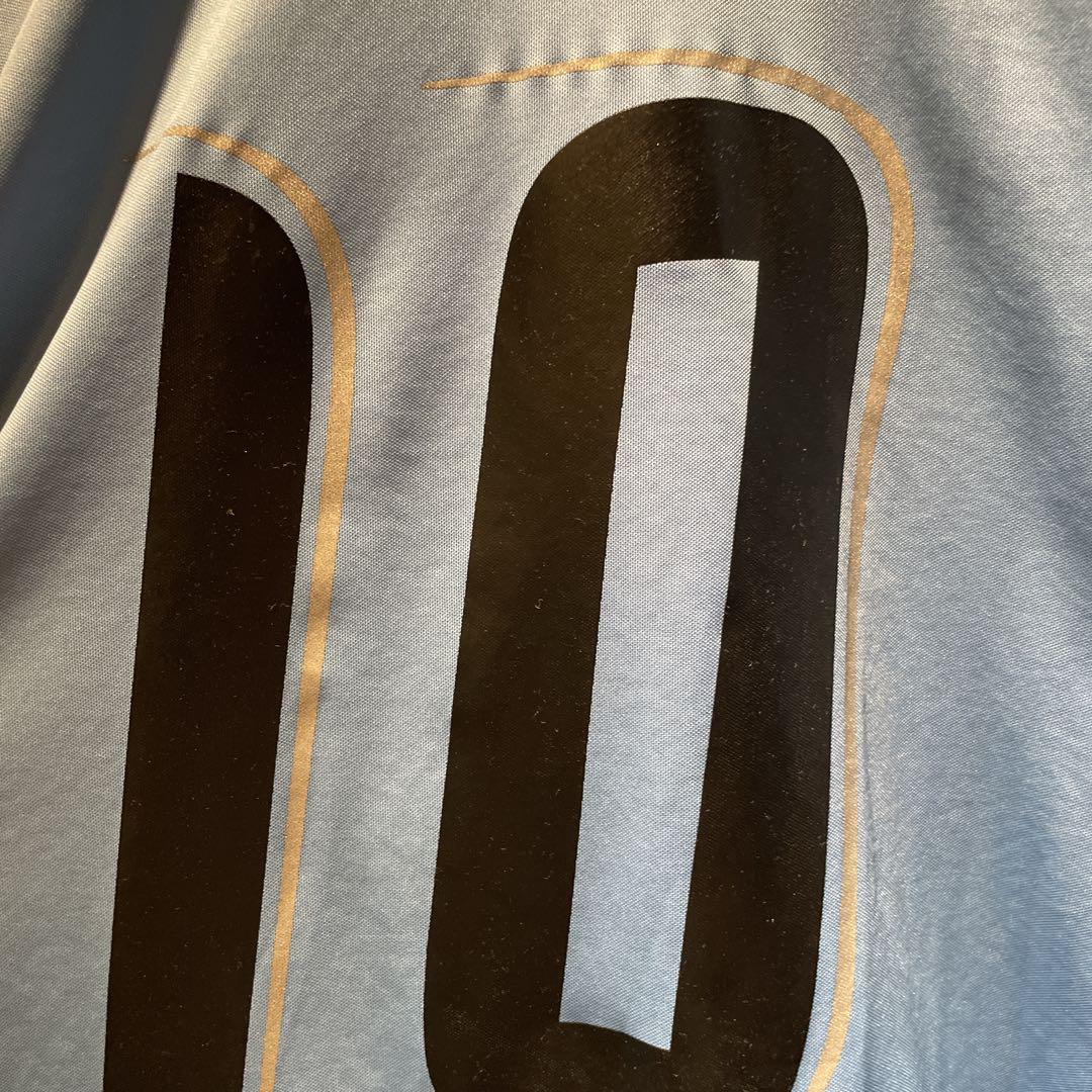 【実使用】PUMA×ウルグアイ代表/透かし太陽デザイン/No10長袖ユニフォーム