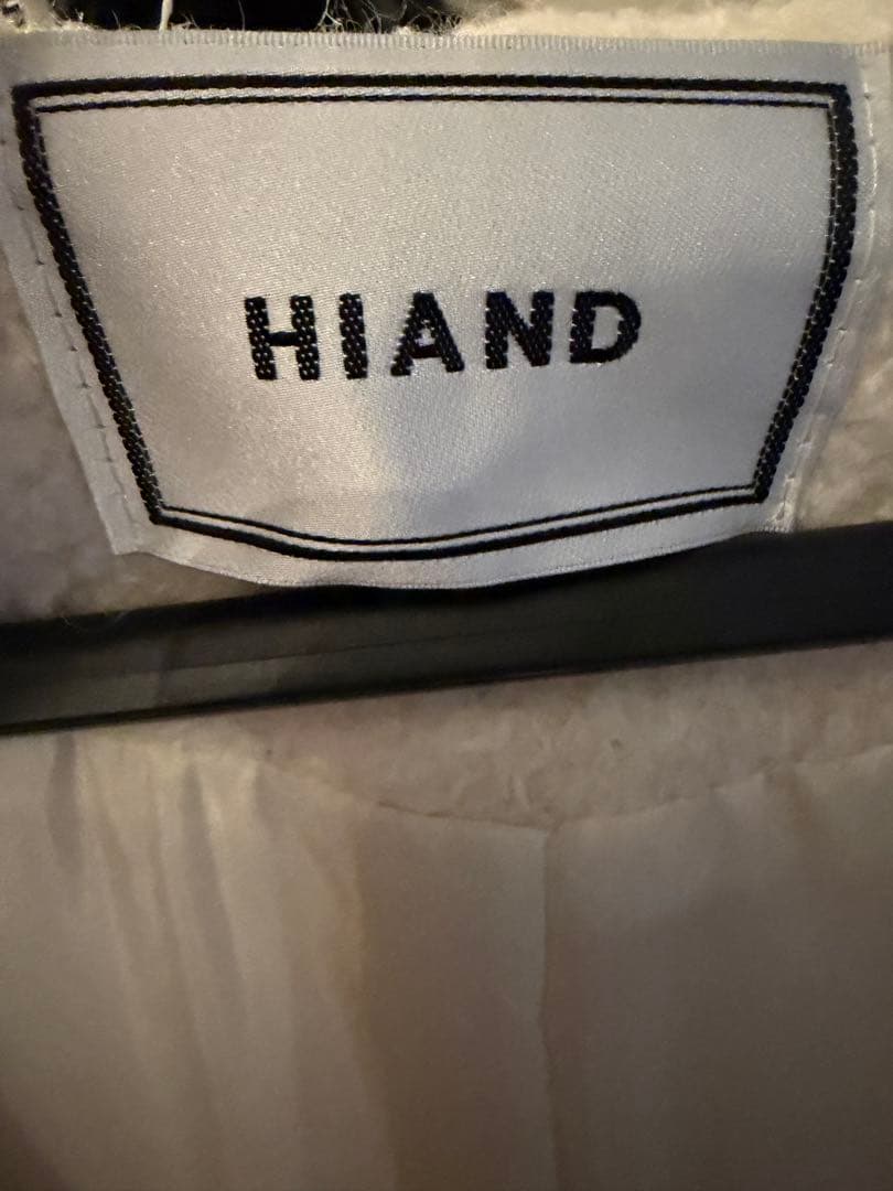 HIAND コート　セーラー襟コート　ホワイト