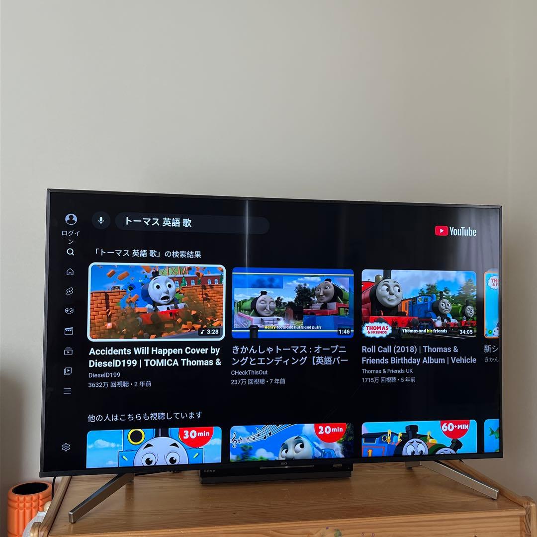 2/8まで限定価格【ソニー　ブラビア】4K液晶テレビ 薄型 （55型）