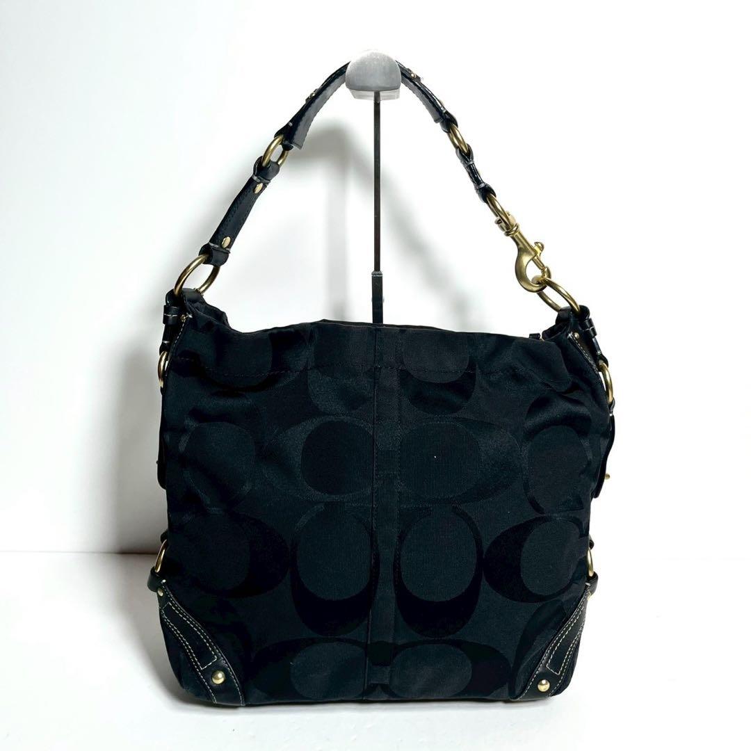 バッグ Coach Canvas Carly Hobo Shoulder Bag