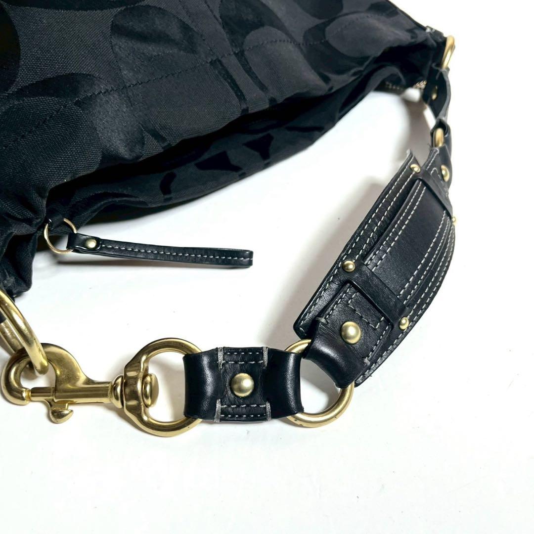 バッグ Coach Canvas Carly Hobo Shoulder Bag