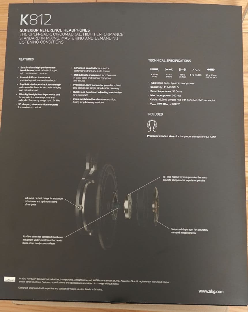 ヘッドホン AKG K812 Y3