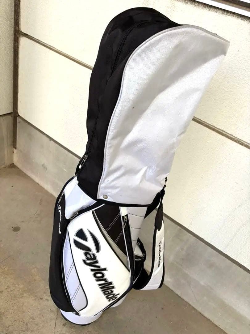 TaylorMade キャディバッグ ホワイト ブラック テーラーメイド