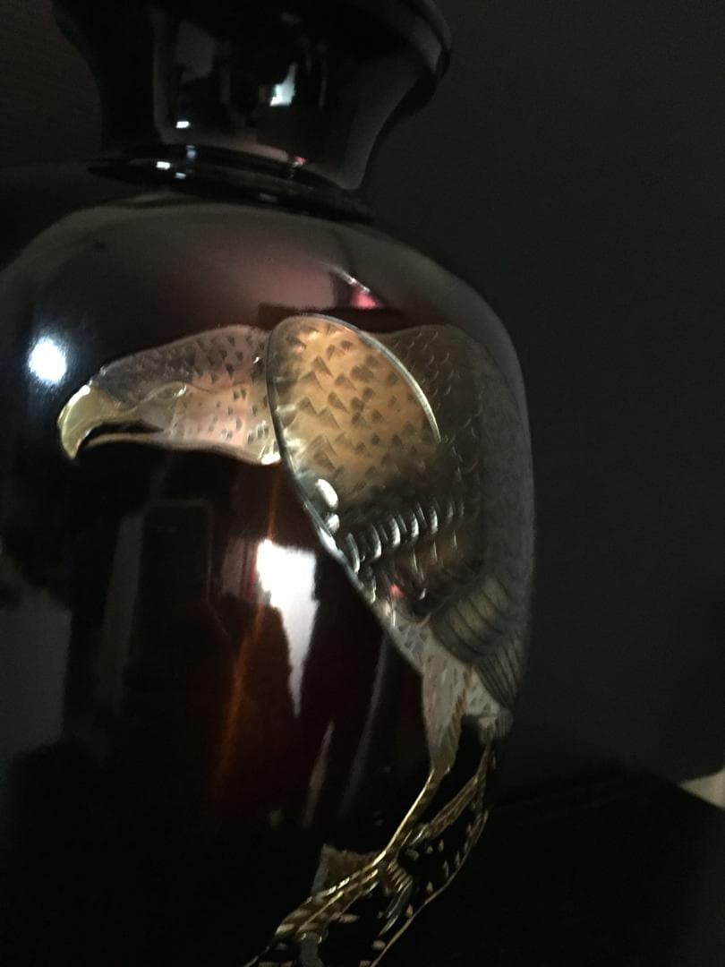 昭和レトロな花瓶　12号花瓶　鷹　新品未使用　年代物