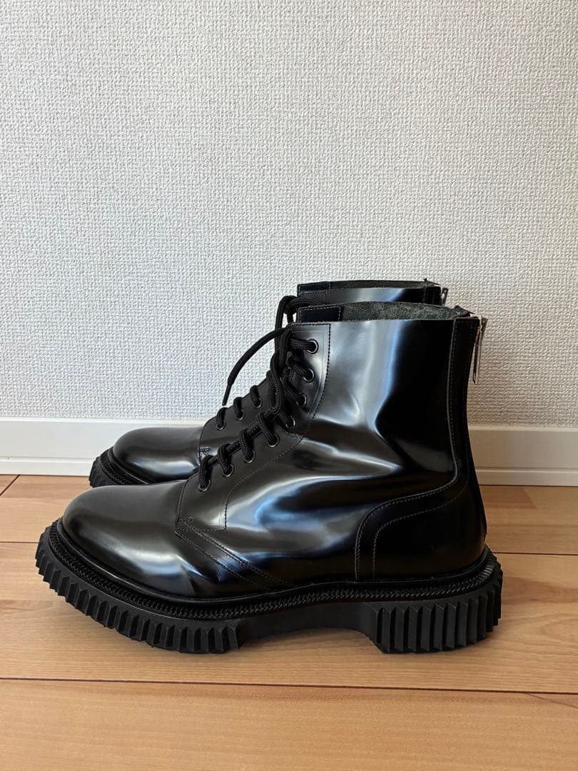 UNDERCOVERアンダーカバー×ADIEV ジップアップエナメルブーツ