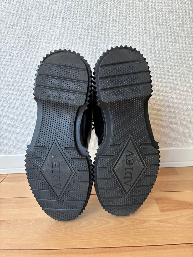 UNDERCOVERアンダーカバー×ADIEV ジップアップエナメルブーツ