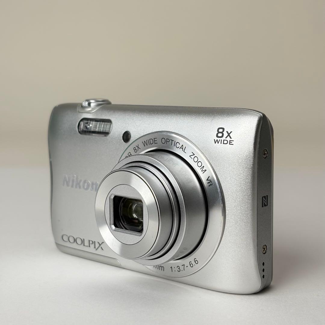ニコン デジタルカメラ COOLPIX S3700 シルバー Wi-Fi対応