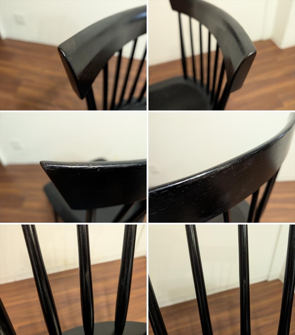 柏木工　オーク　ダイニングチェア　ウィンザーチェア　アームチェア　椅子　イス　H