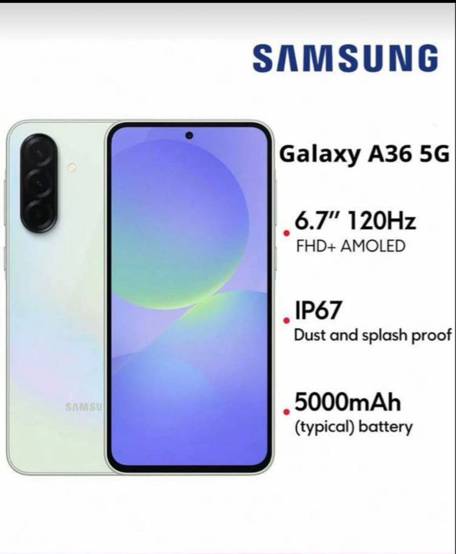 SIMフリー.Galaxy A36 5G 8/256GB GalaxyAI対応