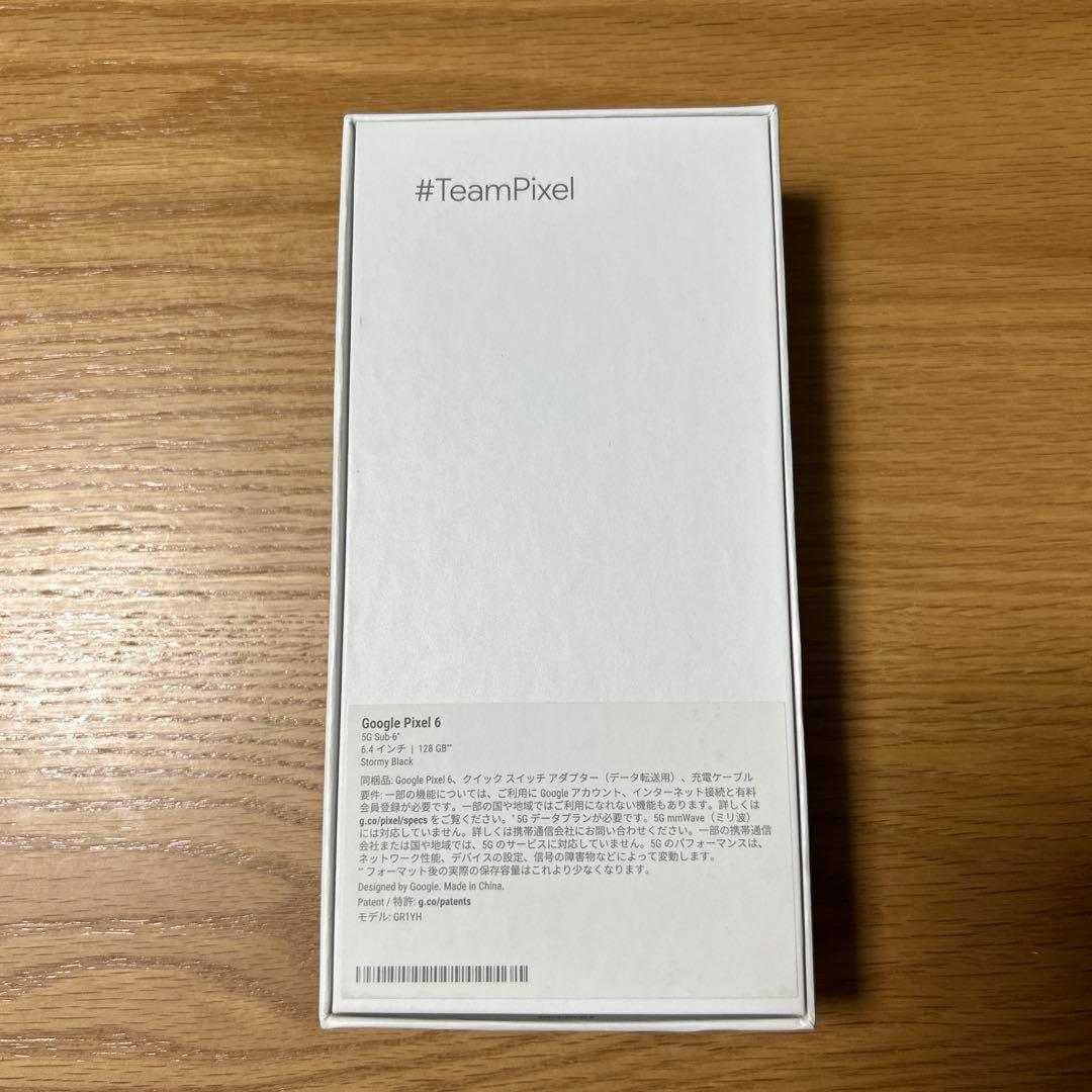 【新品未使用】Google Pixel6 128GB ブラックsimフリー