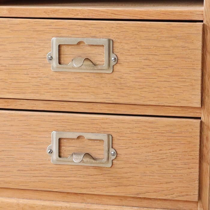 アンティーク 本棚 書棚 無塗装 ナラ材 古家具 昭和レトロ